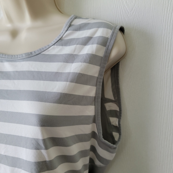 Athleta Ocean Stripe Chi Muscle Tank - Picture 3 of 7